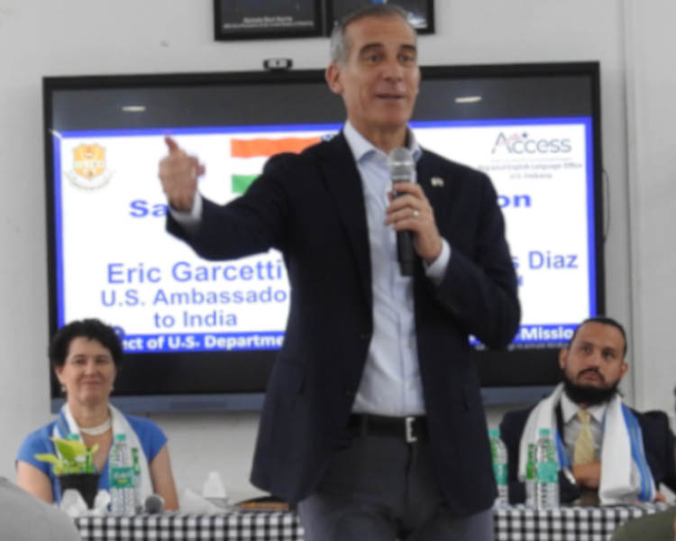 Visit of US Ambassador Mr. Eric Garcetti and Consul General of US in Kolkata Ms. Katherine Giles Diaz